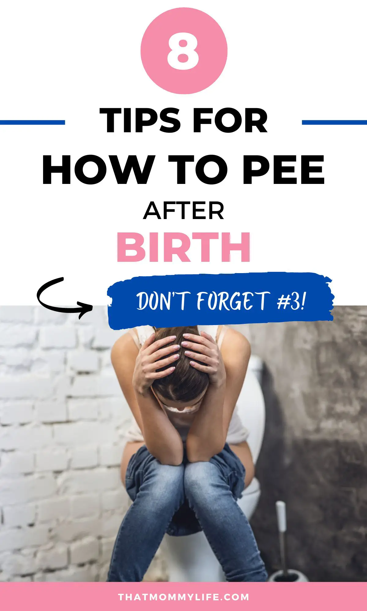 how to pee postpartum
