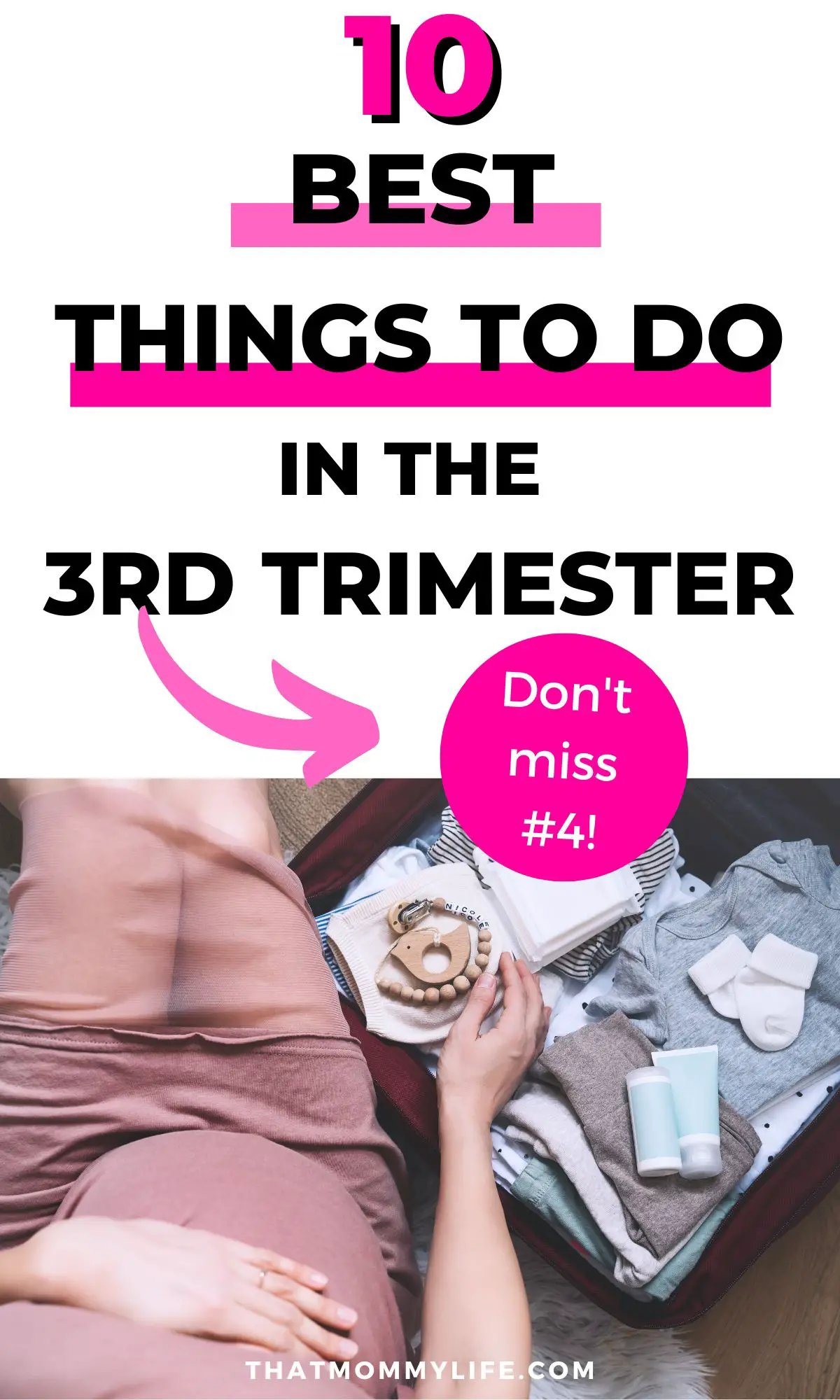 things to do in the third trimester