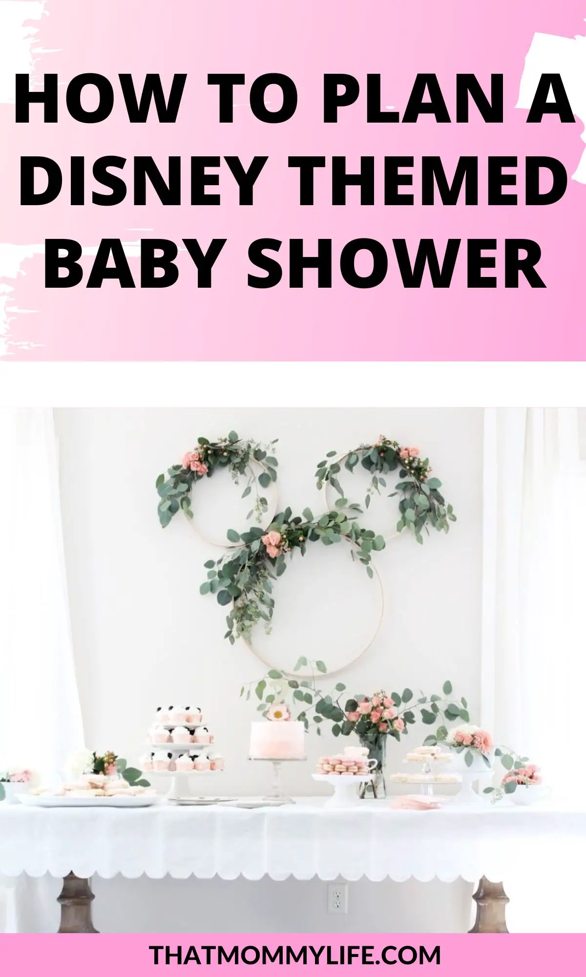 how to plan a disney baby shower
